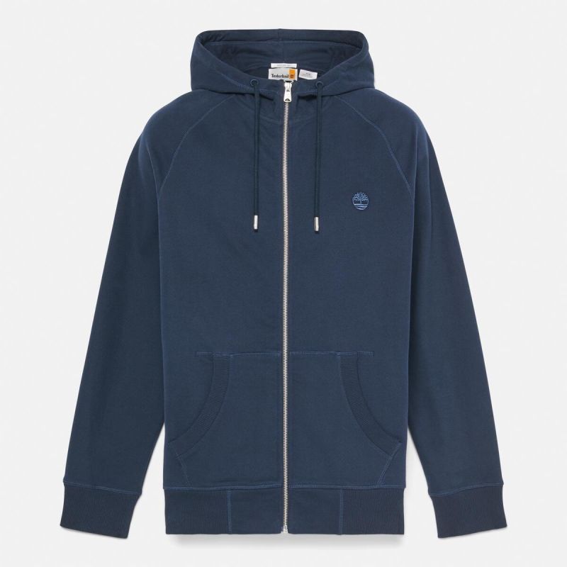 MUŠKA FULL ZIP MAJICA S KAPULJAČOM EXETER RIVER BASIC LOOPBACK