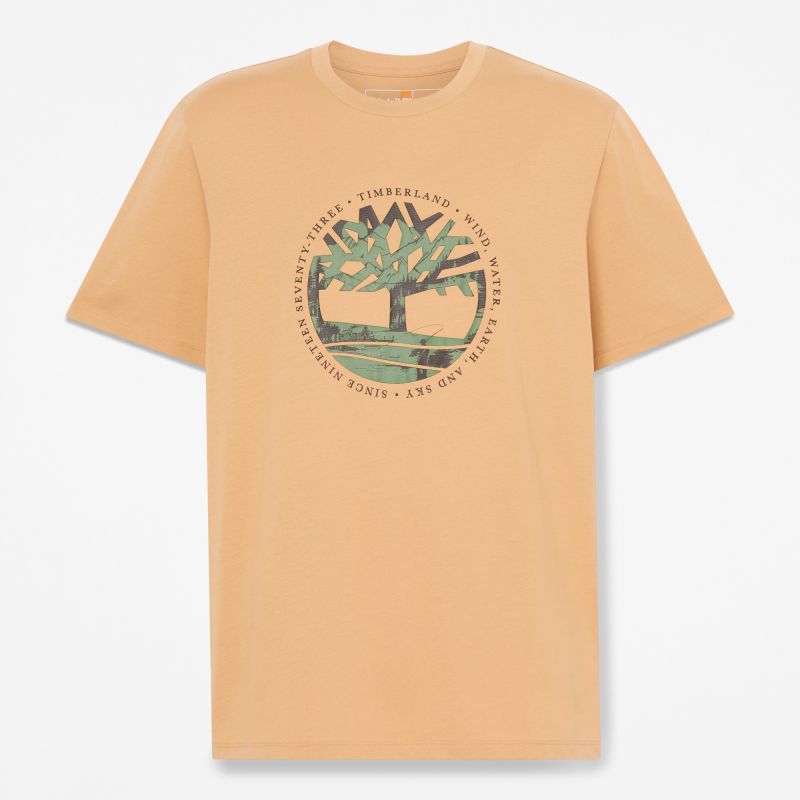 MUŠKA MAJICA KRATKIH RUKAVA TREE LOGO LAKE HOUSE GRAPHIC