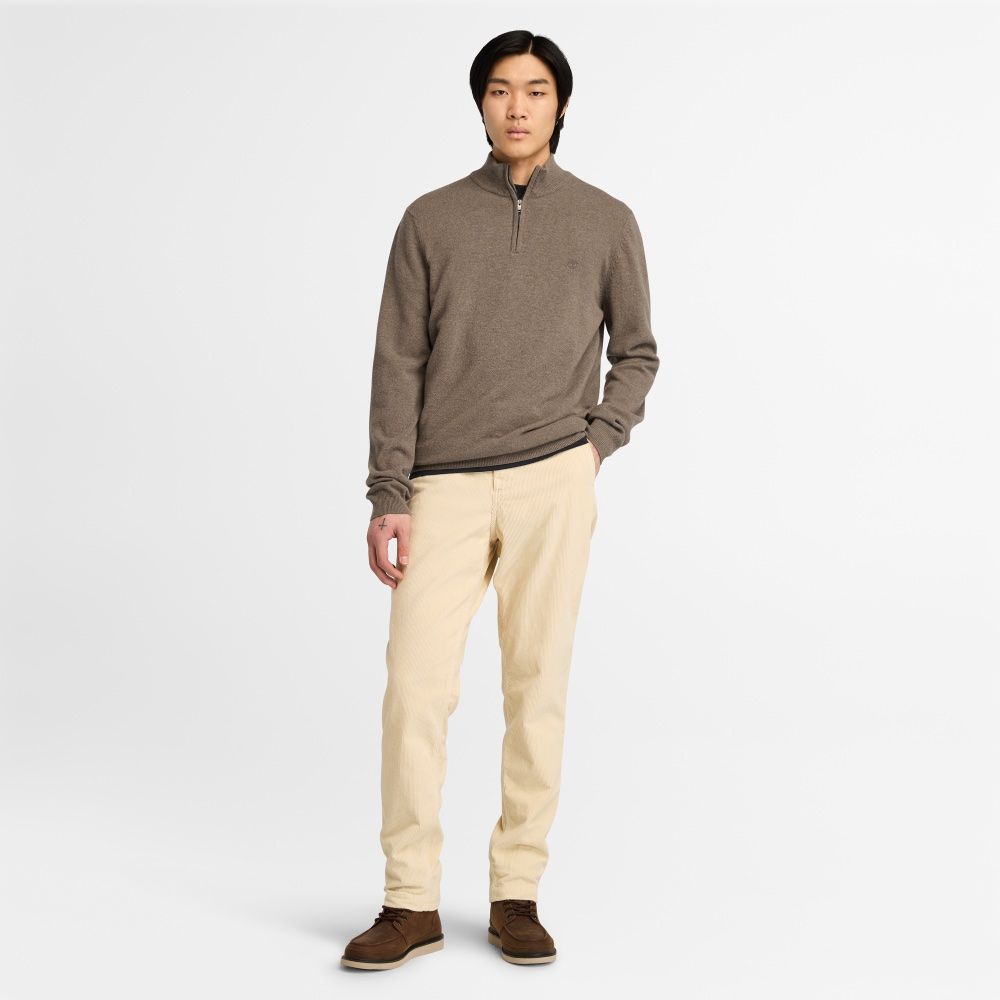 MUŠKA MERINO 1/4 ZIP VESTA COHAS BROOK