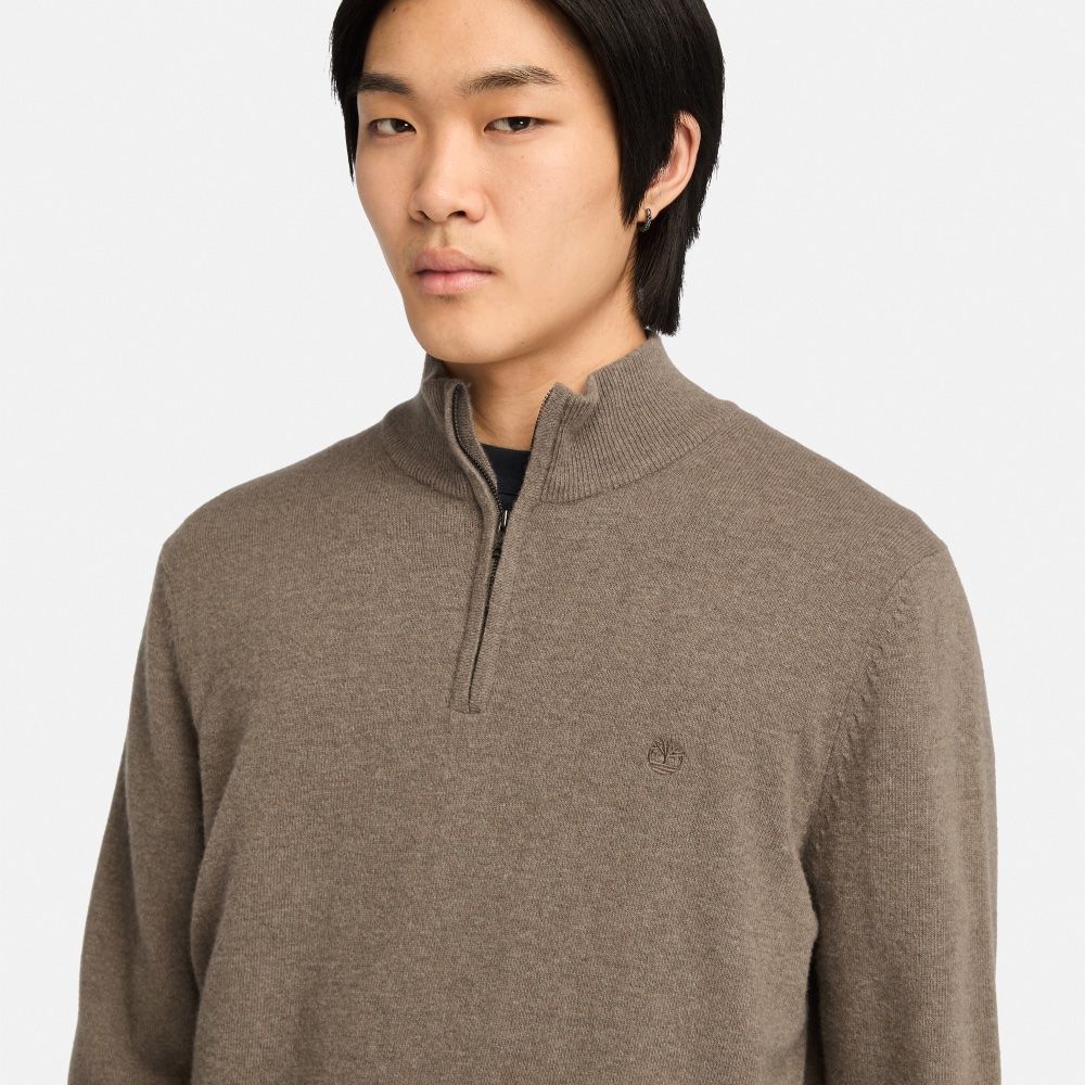 MUŠKA MERINO 1/4 ZIP VESTA COHAS BROOK