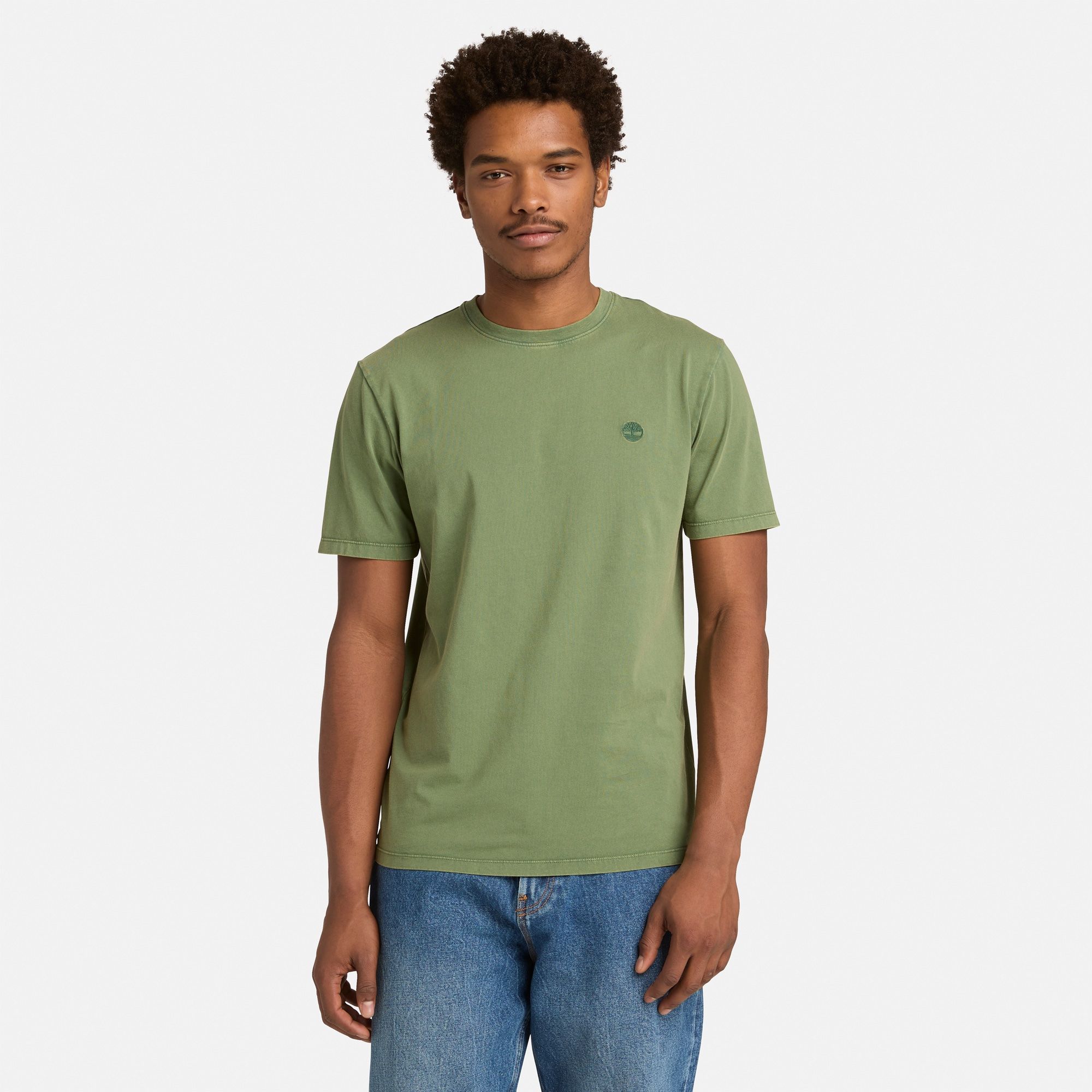 MUŠKA MAJICA KRATKIH RUKAVA OYSTER RIVER LOGO GARMENT DYED REGULAR