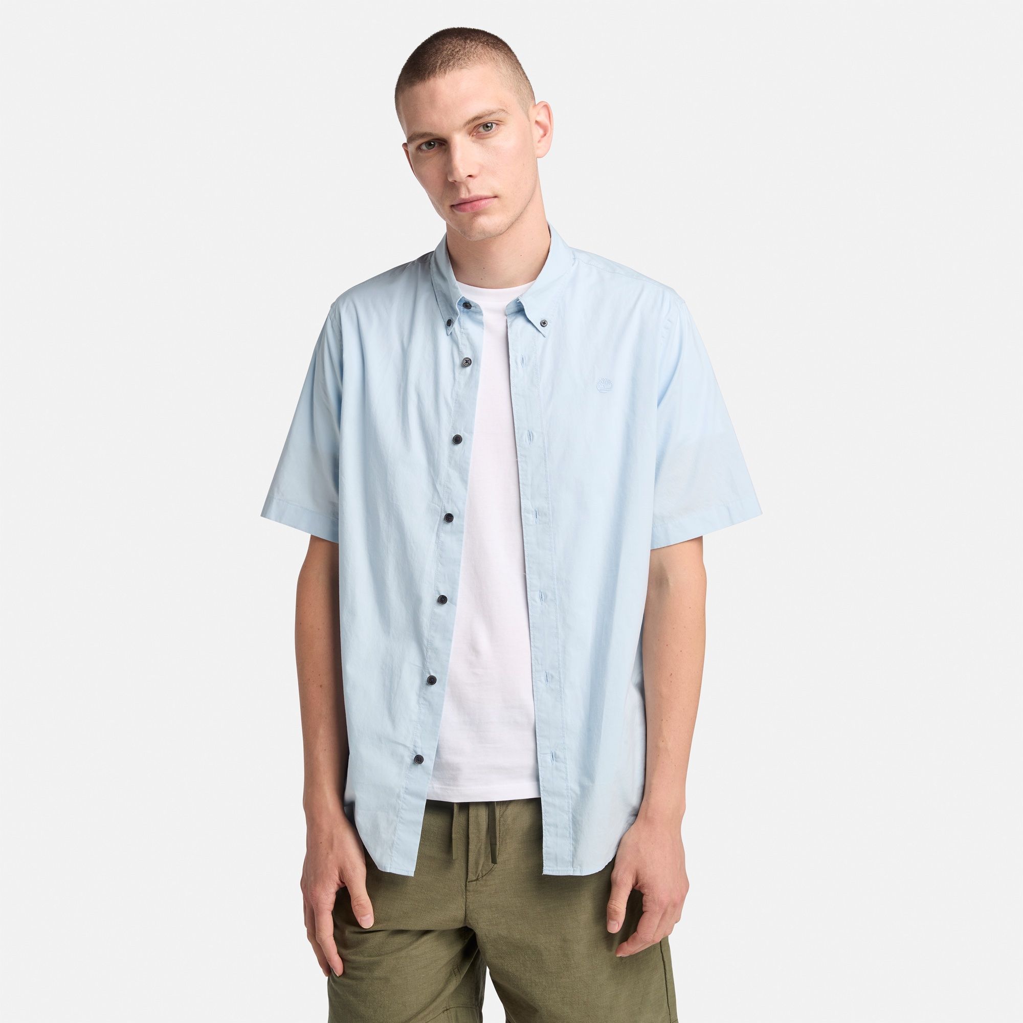 MUŠKA KOŠULJA KRATKIH RUKAVA STRETCH POPLIN REGULAR
