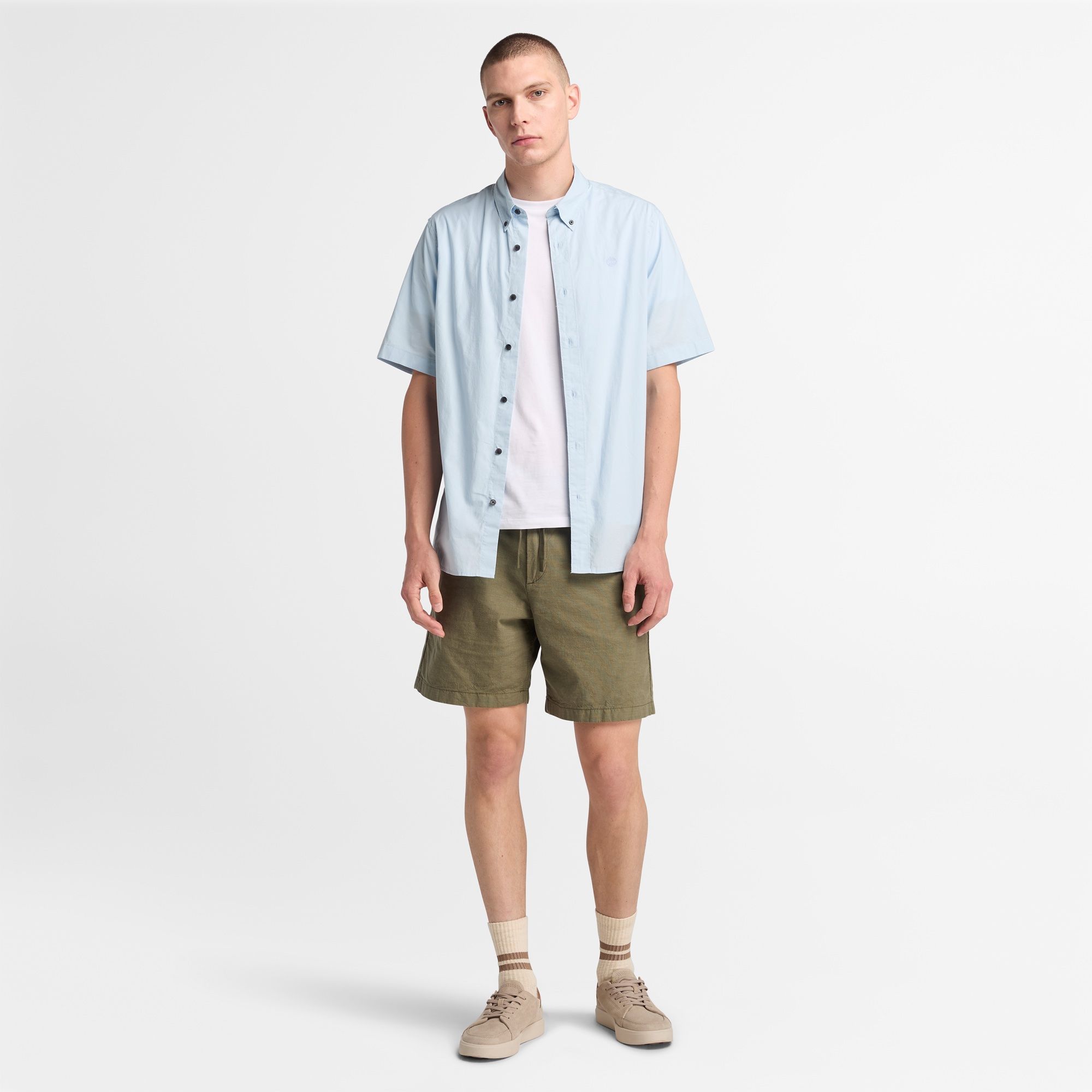 MUŠKA KOŠULJA KRATKIH RUKAVA STRETCH POPLIN REGULAR