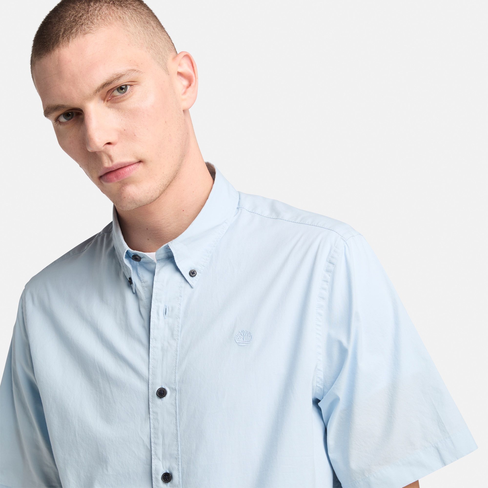 MUŠKA KOŠULJA KRATKIH RUKAVA STRETCH POPLIN REGULAR