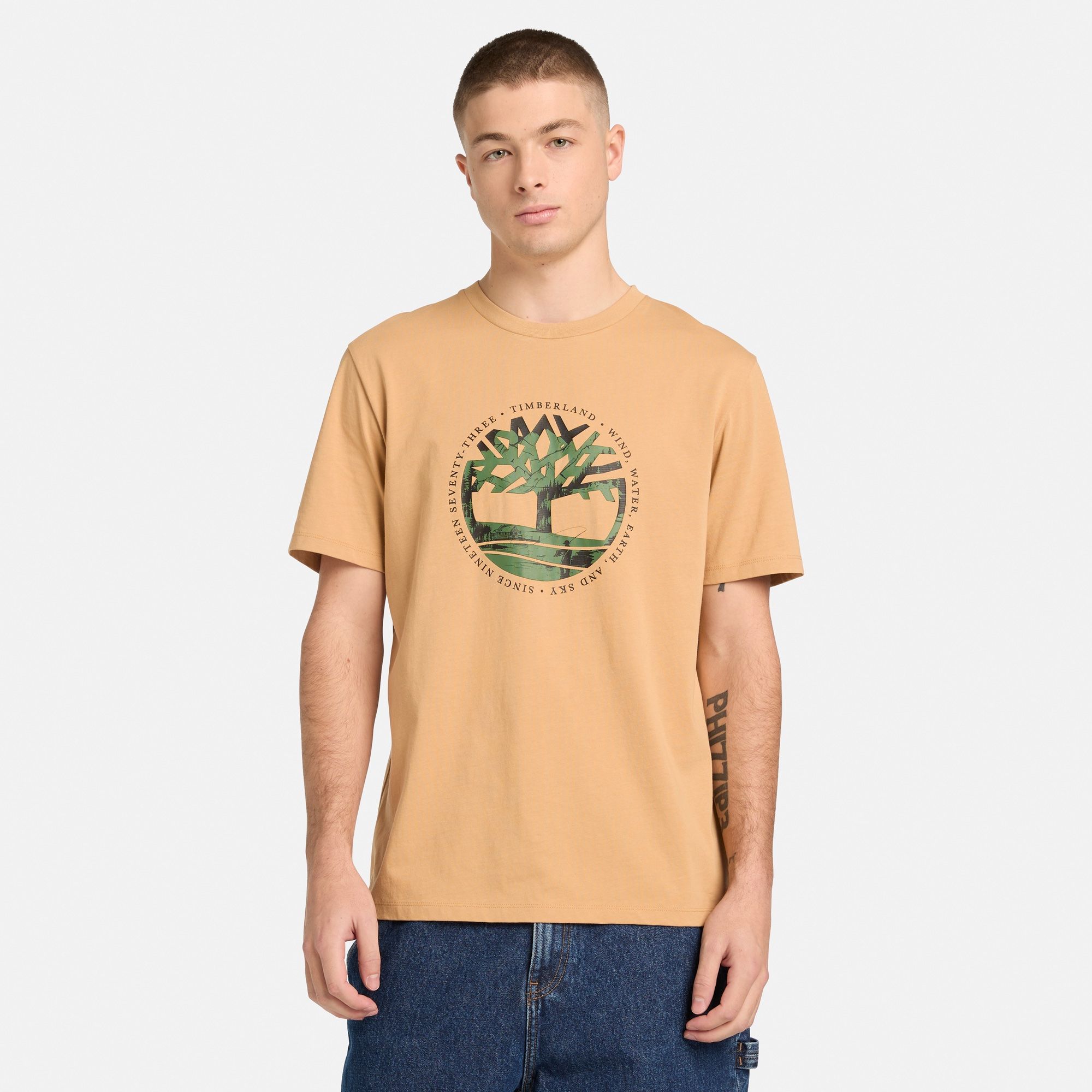 MUŠKA MAJICA KRATKIH RUKAVA TREE LOGO LAKE HOUSE GRAPHIC