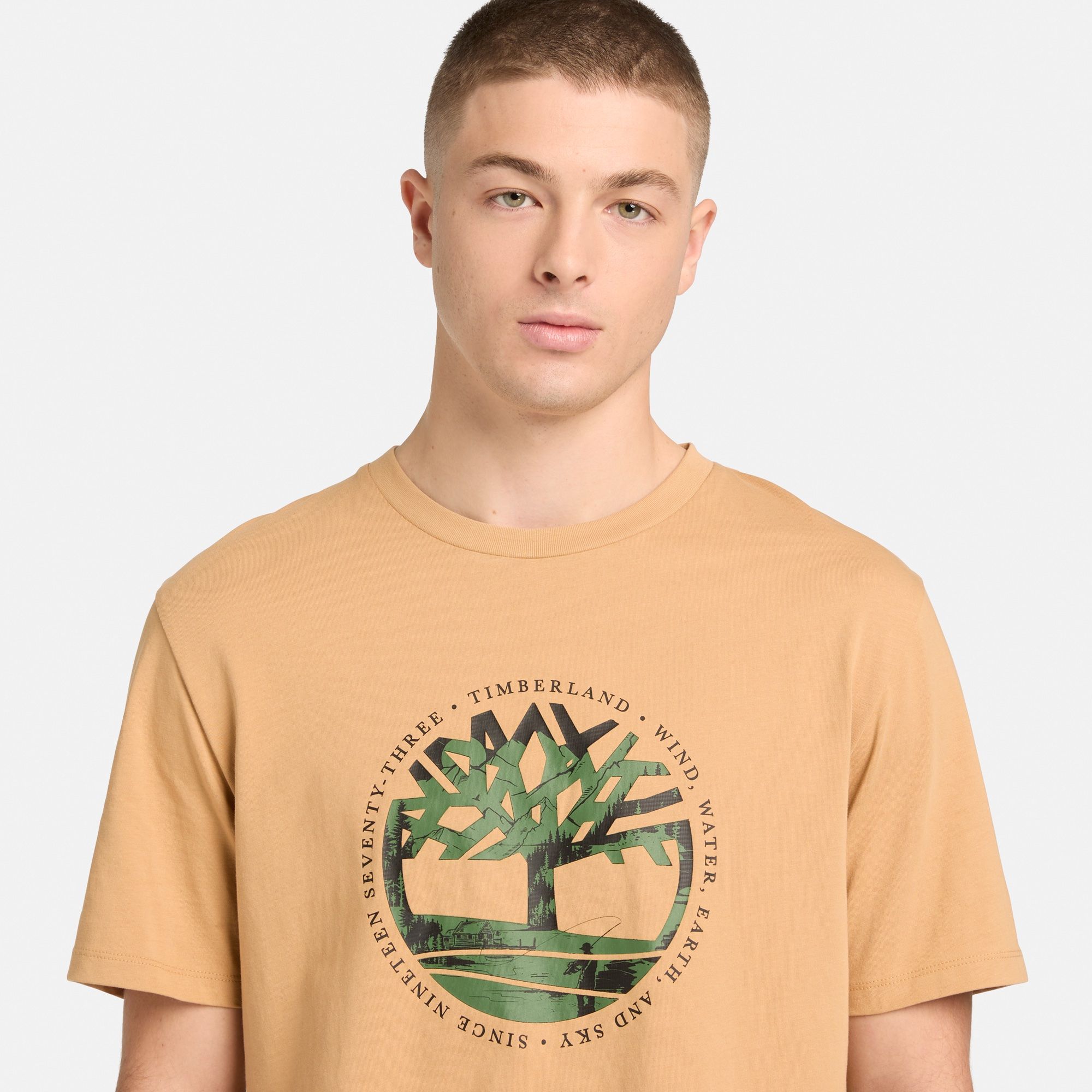 MUŠKA MAJICA KRATKIH RUKAVA TREE LOGO LAKE HOUSE GRAPHIC