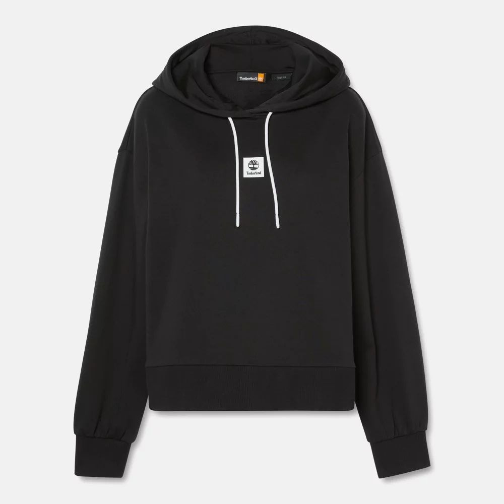 ŽENSKA MAJICA S KAPULJAČOM STACK LOGO LOOP BACK