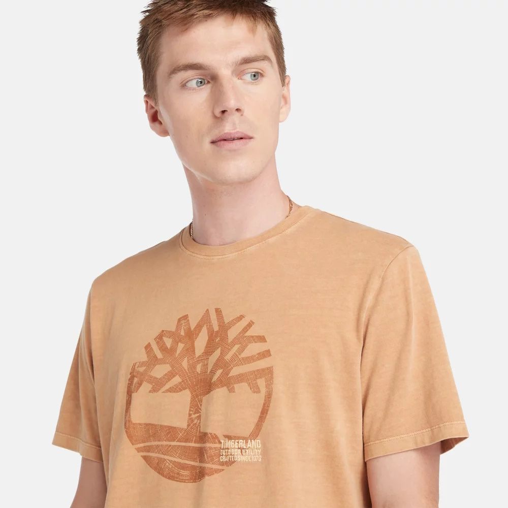 MUŠKA MAJICA SS MERRYMACK RIVER GARMENT DYE LOGO GRAPHIC