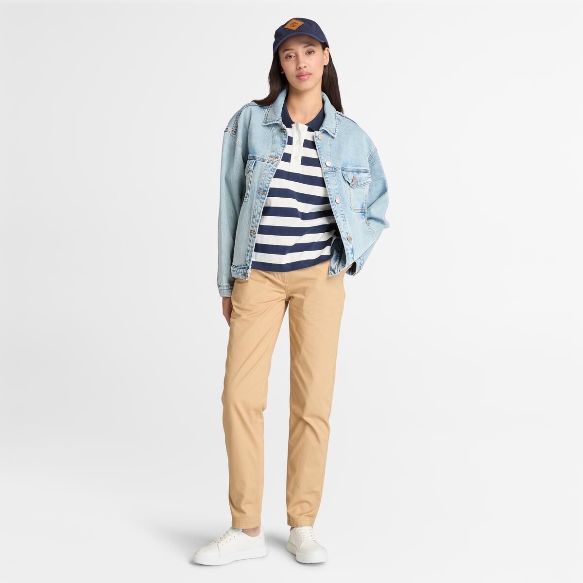 ŽENSKA MAJICA KRATKIH RUKAVA STRIPED POLO