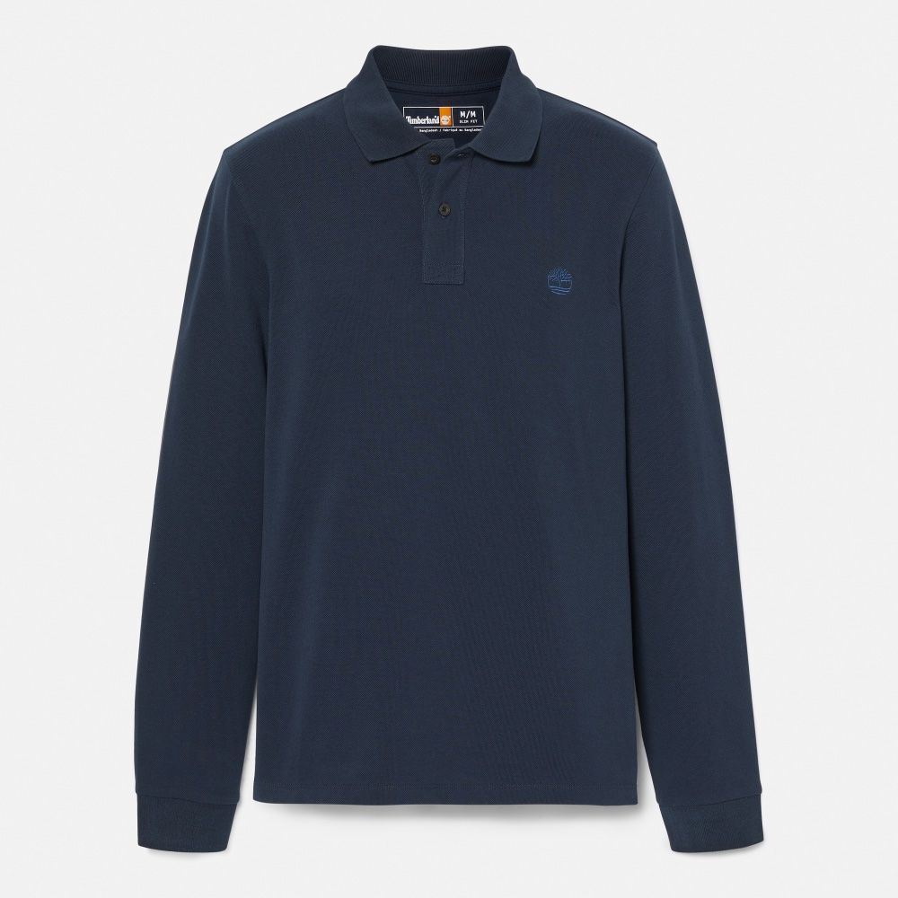 MUŠKA POLO MAJICA OYSTER RIVER CHEST LOGO SLIM