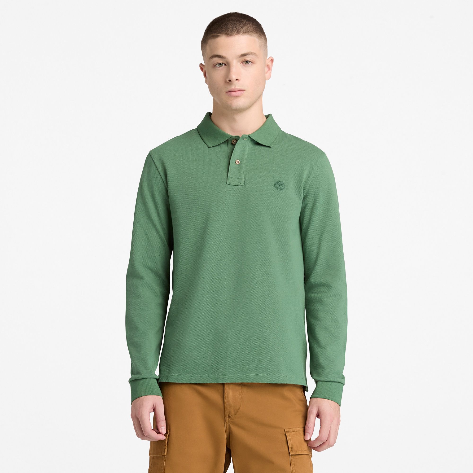 MUŠKA POLO MAJICA OYSTER RIVER CHEST LOGO SLIM